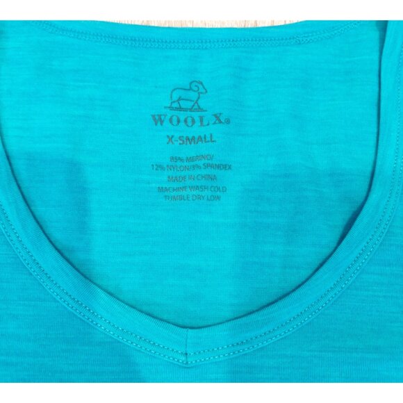 WOOLX Layla Merino Wool Long Sleeve Tee Size XS - Picture 3 of 5